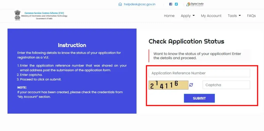 CSC Application Status kannada CSC Registration Process in Kannada, CSC New Registration 2024, CSC Digital Seva Portal ID Status Check (ಸಂಪೂರ್ಣ ಮಾಹಿತಿ)
